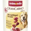6 x GranCarno Adult Mit Geflügelherzen 400g