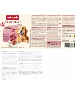 6 x GranCarno Adult Mit Herz 400g