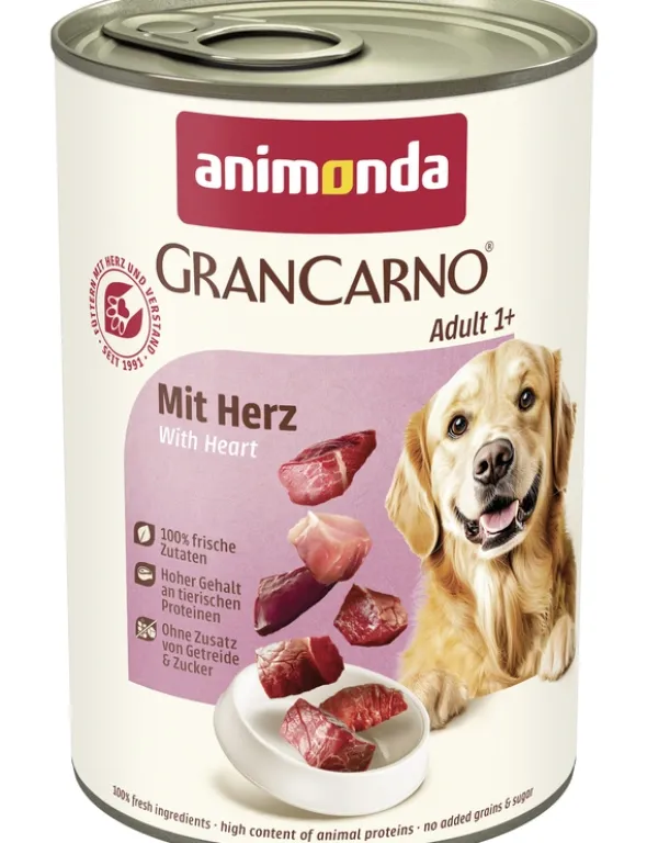 6 x GranCarno Adult Mit Herz 400g