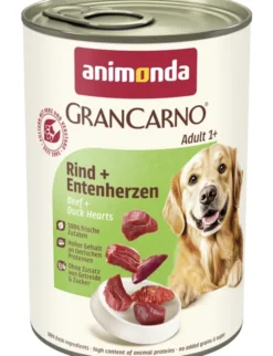 6 x GranCarno Adult Rind + Entenherzen 400g