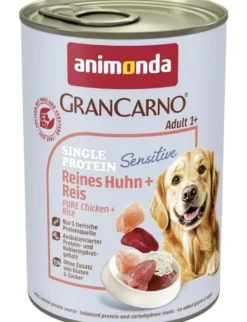 6 x GranCarno Adult Sensitiv Reines Huhn + Reis 400g