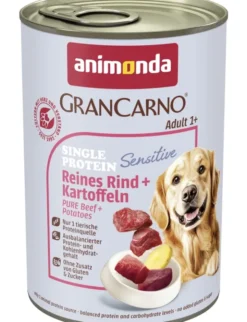 6 x GranCarno Adult Sensitiv Reines Rind + Kartoffeln 400g