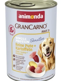 6 x GranCarno Adult Sensitiv Reine Pute + Kartoffeln 400g