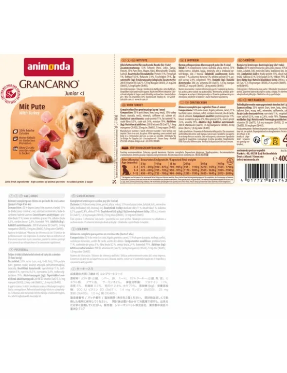 6 x GranCarno Junior Mit Pute 400g