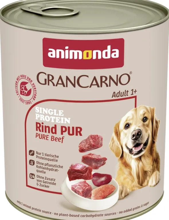 6 x GranCarno Single Protein Supreme Rind pur 800g
