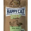 12 x HAPPY CAT Bio Huhn, Ente 85g