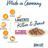20 x HAPPY CAT Young Meat in Sauce Kitten & Junior Land-Ente 85g