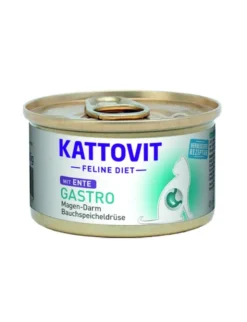 12 x KATTOVIT FELINE DIET Gastro Ente 85g