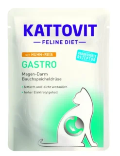 24 x KATTOVIT FELINE DIET Gastro Huhn & Reis 85g