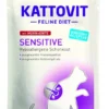 24 x KATTOVIT FELINE DIET Sensitive Huhn & Ente 85g