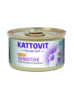 12 x KATTOVIT FELINE DIET Sensitive Huhn 85g