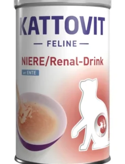 12 x KATTOVIT FELINE NIERE/Renal-Drink Ente 135ml