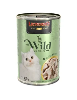 6 x LEONARDO Filet Huhn + Wild 400g