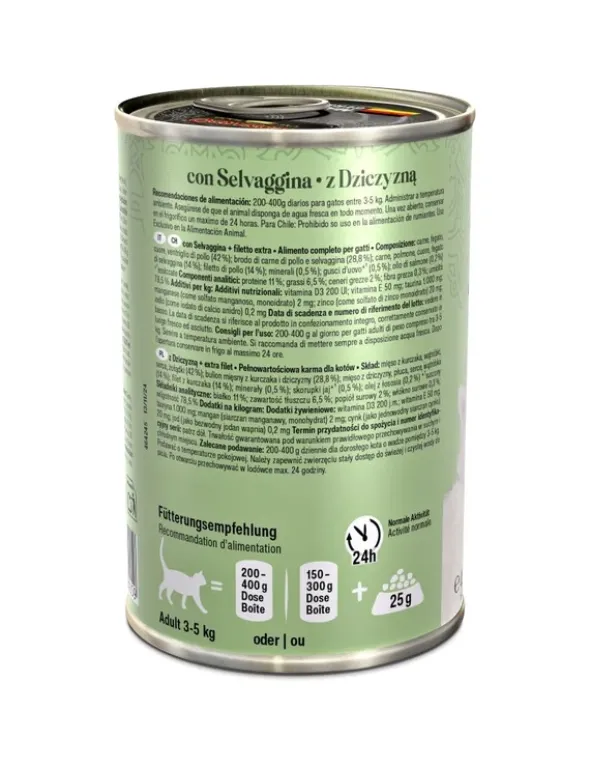 6 x LEONARDO Filet Huhn + Wild 400g