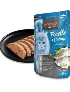 16 x LEONARDO Finest Selection Forelle + Catnip 85g
