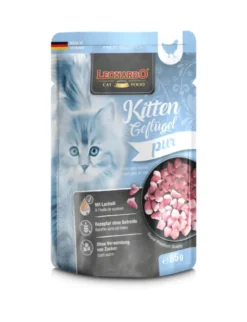 16 x LEONARDO Finest Selection Kitten Geflügel 85g
