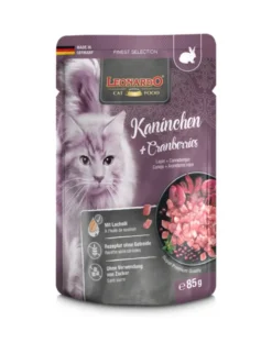 16 x LEONARDO Finest Selection Kaninchen + Cranberries 85g