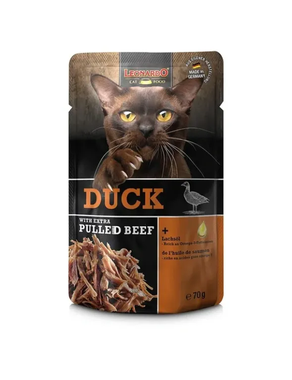 16 x LEONARDO Pulled Beef Ente, Rind 70g