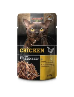 16 x LEONARDO Pulled Beef Huhn, Rind 70g