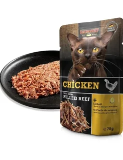 16 x LEONARDO Pulled Beef Huhn, Rind 70g