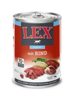 6 x LEX Junior mit Rind 400g