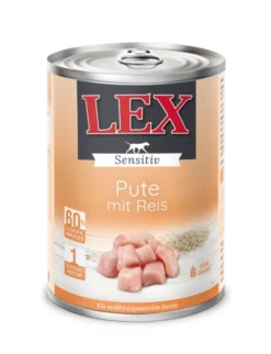 6 x LEX Sensitiv Pute mit Reis 400g