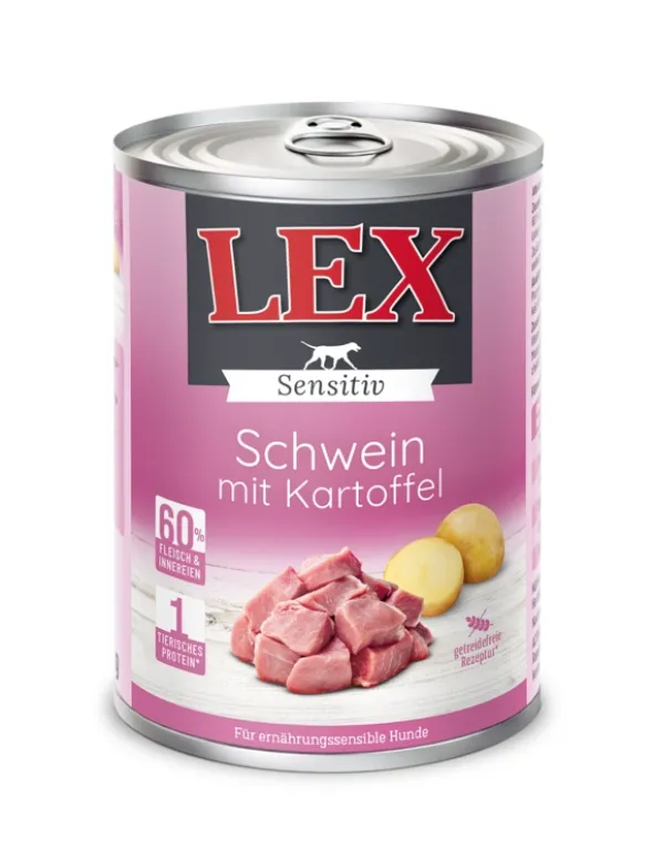 6 x LEX Sensitiv Schwein mit Kartoffel 400g
