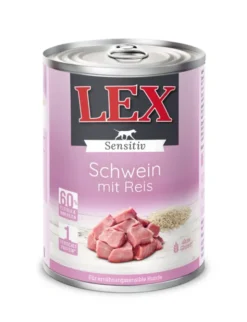 6 x LEX Sensitiv Schwein mit Reis 400g
