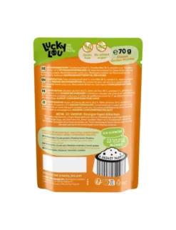 12 x Lucky Lou Extra Food in Broth Thunfisch & Karotte 70g