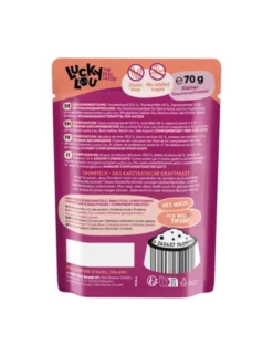 12 x Lucky Lou Extra Food in Broth Thunfischfilet 70g