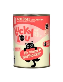 6 x Lucky Lou Kitten Geflügel 400g