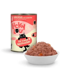 6 x Lucky Lou Kitten Geflügel 400g