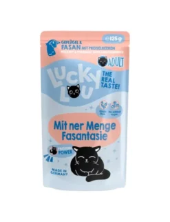 16 x Lucky Lou Lifestage Adult Geflügel & Fasan 125g