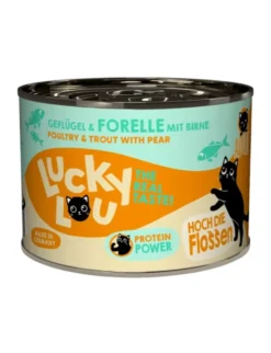 6 x Lucky Lou Lifestage Adult Geflügel & Forelle 200g