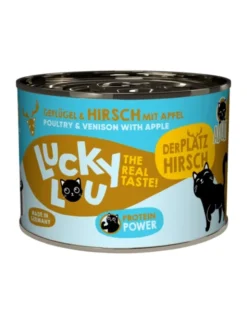 6 x Lucky Lou Lifestage Adult Geflügel & Hirsch 200g