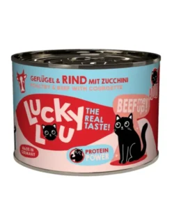 6 x Lucky Lou Lifestage Adult Geflügel & Rind 200g