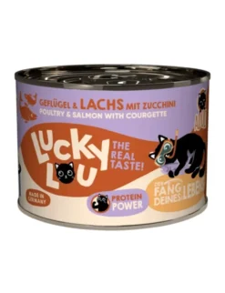 6 x Lucky Lou Lifestage Adult Geflügel & Lachs 200g