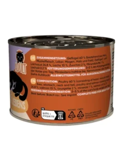 6 x Lucky Lou Lifestage Adult Geflügel & Lachs 200g