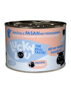 6 x Lucky Lou Lifestage Adult Geflügel & Fasan 200g