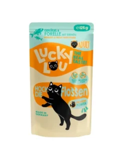 16 x Lucky Lou Lifestage Adult Geflügel & Forelle 125g