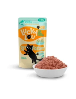 16 x Lucky Lou Lifestage Adult Geflügel & Forelle 125g