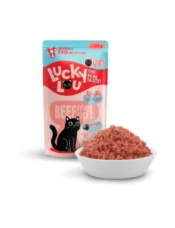 16 x Lucky Lou Lifestage Adult Geflügel & Rind 125g