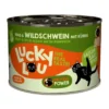 6 x Lucky Lou Lifestage Adult Rind & Wildschwein 200g
