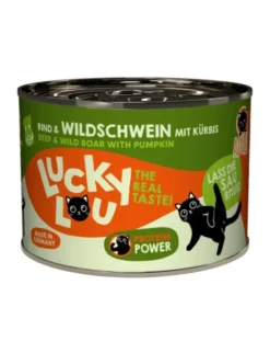 6 x Lucky Lou Lifestage Adult Rind & Wildschwein 200g