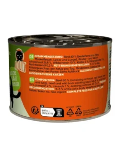 6 x Lucky Lou Lifestage Adult Rind & Wildschwein 200g