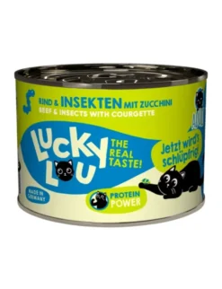 6 x Lucky Lou Lifestage Adult Rind & Insekten 200g