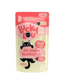 16 x Lucky Lou Lifestage Kitten Geflügel 125g