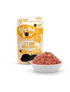 16 x Lucky Lou Sterilized Geflügel & Rind 125g