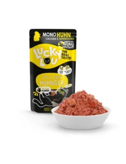 16 x Lucky Lou SuperMono Huhn 125g