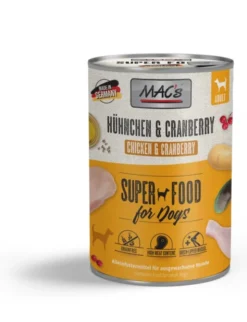6 x MAC's CAT Geflügel & Cranberry 400g